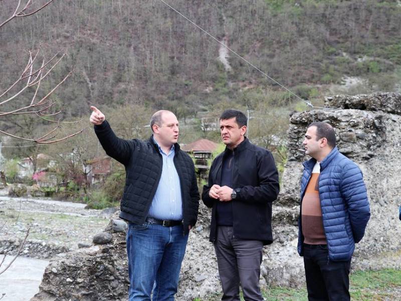 ცაგერის მუნიციპალიტეტში მიმდინარეობს სოფ.ლაჯანის საბავშვო ბაღის სამშენებლო სამუშაოები